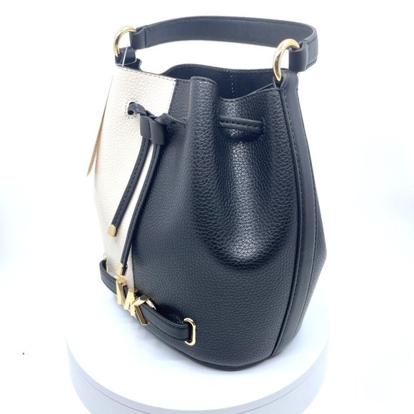 NWT Michael Kors Tan & Black Small Handbag - Picture 5 of 6